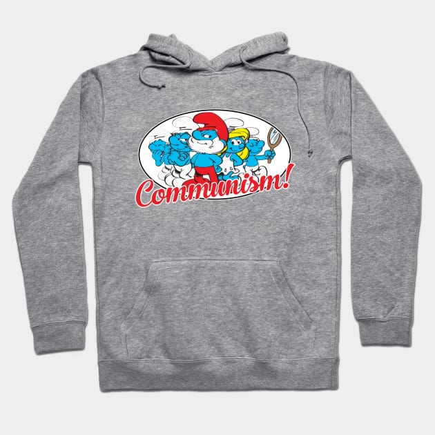 Smurfs - Communism light Hoodie by karutees